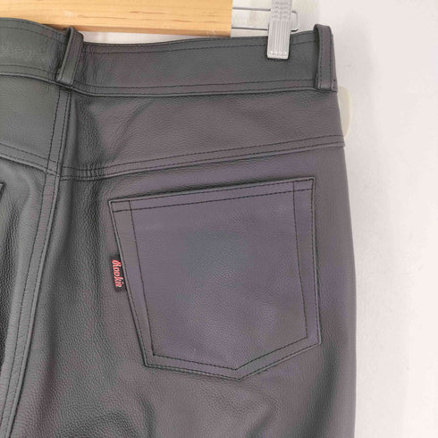 ルーキーレザー Rookie Leather カウレザー 5ポケットパンツ シボ メンズ JPN:L