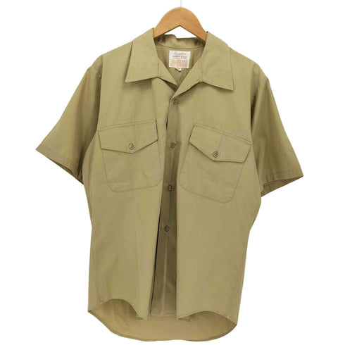 クレイトン CREIGHTON 70S USA製 フラップポケット ワークシャツ メンズ 15 1/2