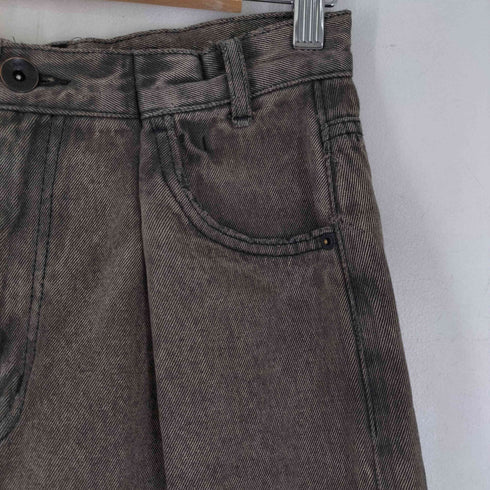 ジーナシス JEANASIS タックワイドデニムパンツ レディース JPN:M