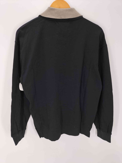 エムエイチエル MHL. MARGARET HOWELL マーガレットハウエル 25SS AIR COTTON JERSEY エアー コットン ジャージー ロング ポロシャツ メンズ import:M