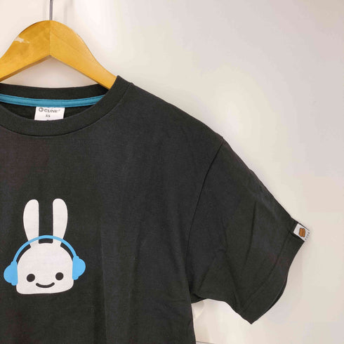 キューン CUNE ヘッドホン ウサギ 半袖 Tシャツ メンズ JPN:M