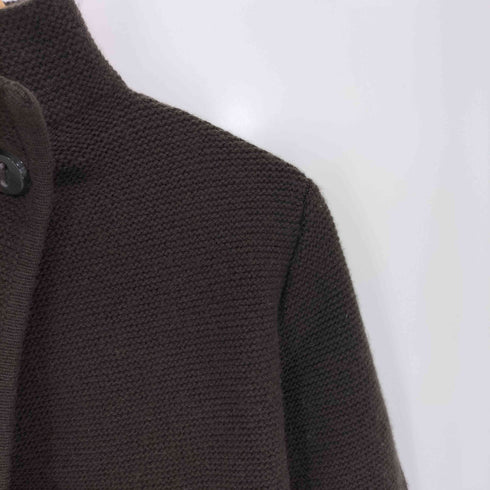 マックスマーラ MAX MARA 白タグ カシミヤ混 ウール 鹿の子編みニットジャケット レディース import:S