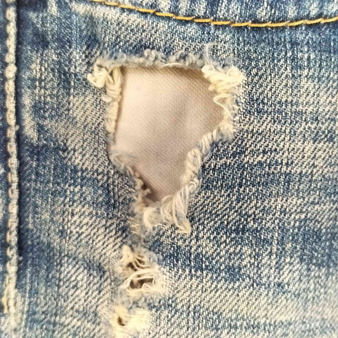 リーバイス Levis 00S 501 ボタン裏359刻印 ボタンフライ デニムパンツ ボロ レディース 28