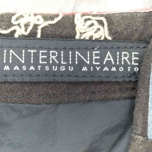 INTERLINEAIRE 刺繍デザインスカート レディース