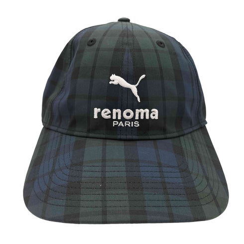 プーマ PUMA ×renoma golf RXP ブラックウォッチ ロゴ キャップ メンズ 56-59cm