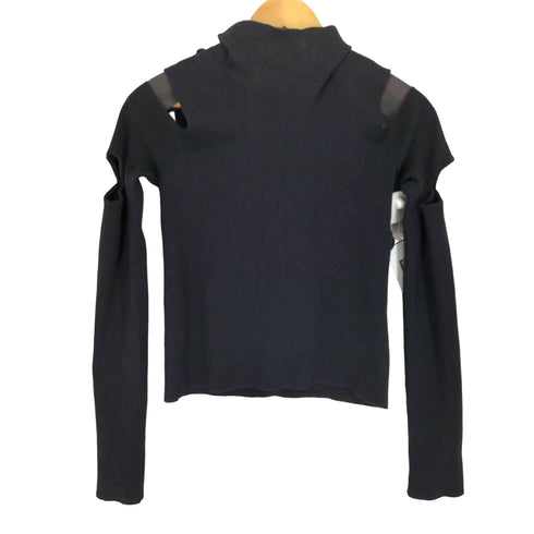 エムエムシックスメゾンマルジェラ MM6 Maison Margiela 21AW オフショルダー プルオーバー ニット セーター レディース M