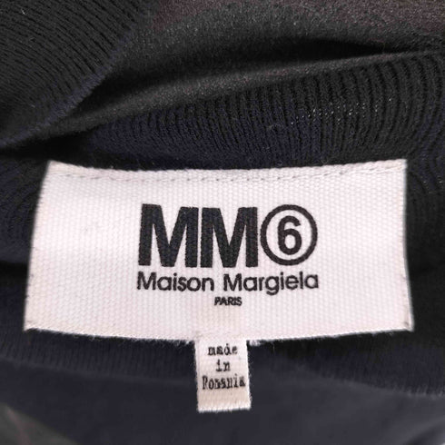 エムエムシックスメゾンマルジェラ MM6 Maison Margiela 21AW オフショルダー プルオーバー ニット セーター レディース M