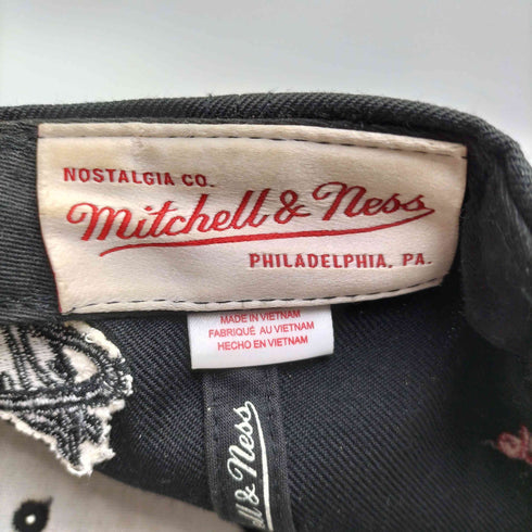 ミッチェルアンドネス mitchell&ness NBA チームロゴ刺繍 ベースボールキャップ メンズ