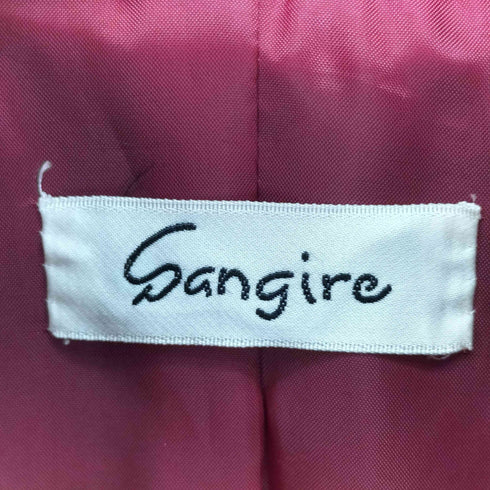 Sangire モールパイピング アンゴラ100% スタンドカラージャケット レディース JPN:M