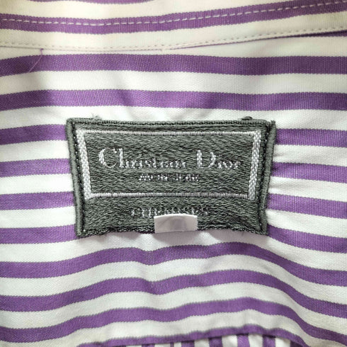 クリスチャンディオール Christian Dior ストライプ ボタンダウン コットン シャツ メンズ import:M
