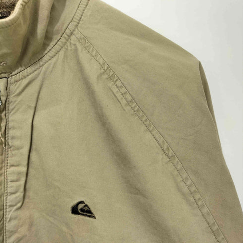 クイックシルバー Quiksilver 00s ロゴ刺繍 裏地総柄 スイングトップ メンズ JPN:M