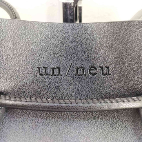 un/neu アンノイ フェイクレザー ドローストリング バッグ レディース
