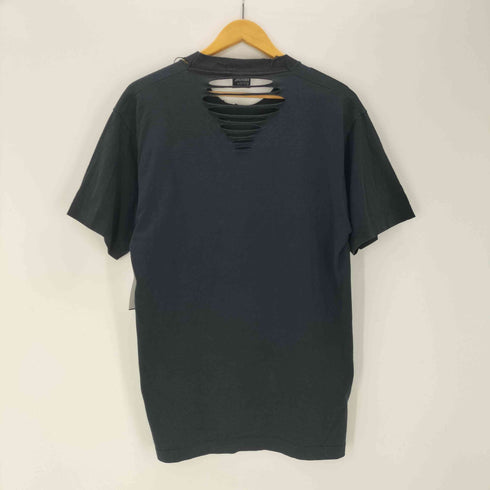 スクリーンスターズ SCREEN STARS 80-90S ボディ USA製 ダメージ エイジング 加工 Tシャツ 裾袖シングル 襤褸 ボロ Y2K メンズ import:L