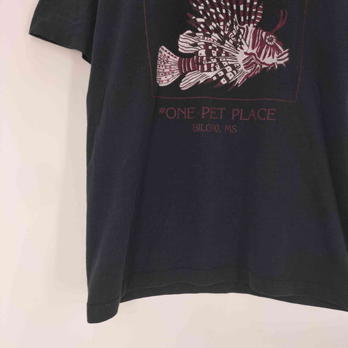スクリーンスターズ SCREEN STARS 80-90S ボディ USA製 ダメージ エイジング 加工 Tシャツ 裾袖シングル 襤褸 ボロ Y2K メンズ import:L