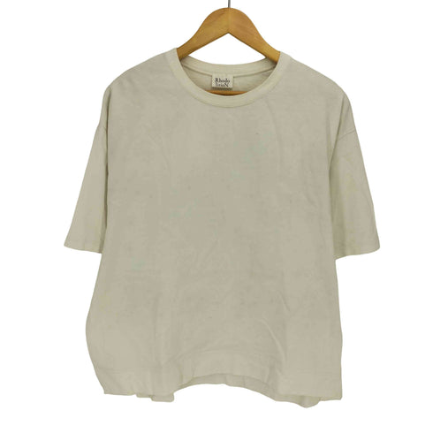 ロドリリオン RhodolirioN 23SS バックプリント クルーネックTシャツ レディース O/S