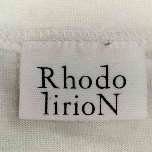 ロドリリオン RhodolirioN 23SS バックプリント クルーネックTシャツ レディース O/S