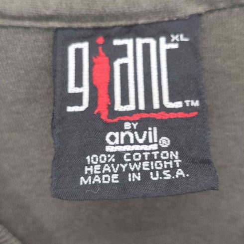ジャイアント giant 90s USA製 袖裾シングル バンド 半袖 Tシャツ メンズ XL