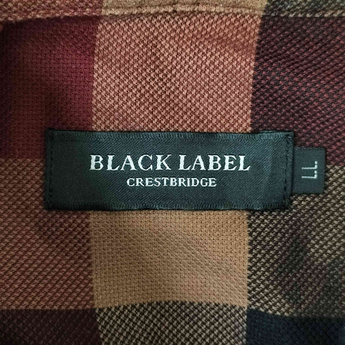 ブラックレーベルクレストブリッジ BLACK LABEL CRESTBRIDGE マルチチェック ボタンダウン 長袖 シャツ メンズ LL