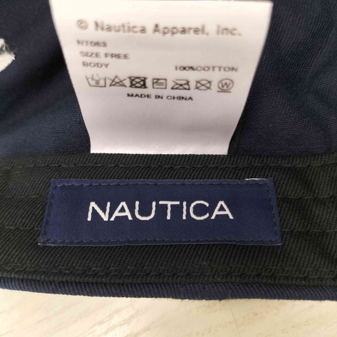 ノーティカ NAUTICA LOGO PATTERN EMB 6P CAP ロゴ刺繍キャップ メンズ