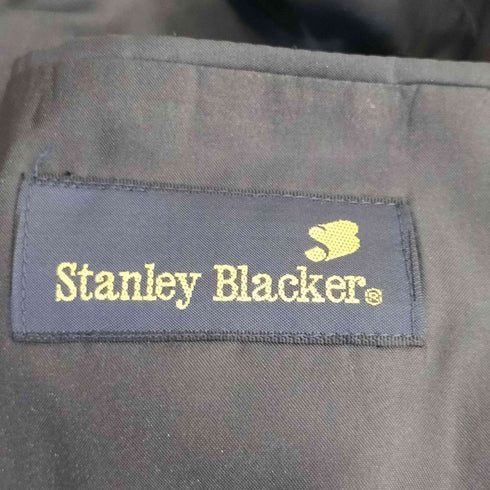 stanley blacker ダブル 金ボタン テーラードジャケット 紺ブレ メンズ XS