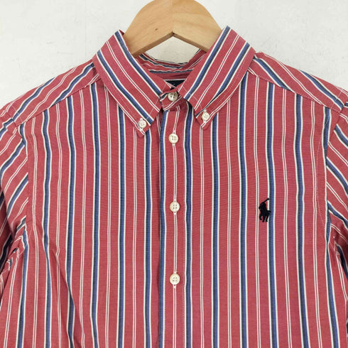 ラルフローレン RALPH LAUREN スリムフィット ランドカラー 長袖 シャツ レディース 2