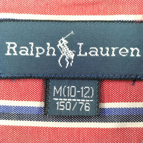 ラルフローレン RALPH LAUREN スリムフィット ランドカラー 長袖 シャツ レディース 2