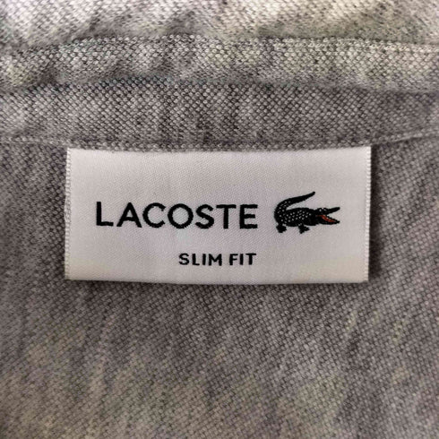 ラコステ LACOSTE SLIM FIT ロゴ 刺繍 鹿の子 ポロシャツ メンズ import:XL