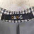 ダックス DAKS チェック 2B シングルテーラードジャケット メンズ 90 A4