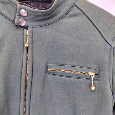 アバハウス ABAHOUSE 裏地フリース コットン ライダースジャケット Y2K archive メンズ