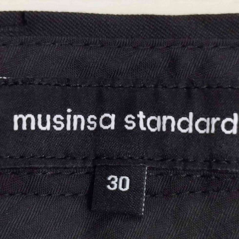 musinsa standard レーヨン混2タック スラックス メンズ 30
