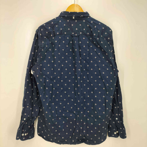レッドフリースブルックスブラザース Red Fleece Brooks Brothers 総柄 ボタンダウン 長袖 シャツ メンズ import:L