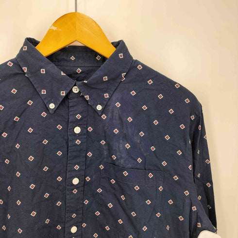 レッドフリースブルックスブラザース Red Fleece Brooks Brothers 総柄 ボタンダウン 長袖 シャツ メンズ import:L