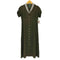 ローレンラルフローレン LAUREN RALPH LAUREN 90-00s petite シルク100% レースオープンカラーロングワンピース レディース 6P