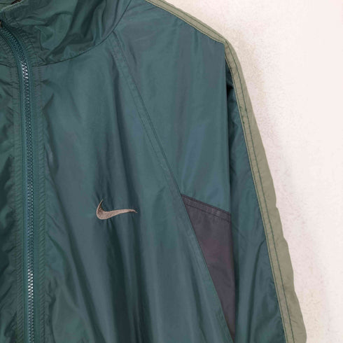 ナイキ NIKE 90s 銀タグ スオッシュ刺繍 ナイロンジャケット メンズ L