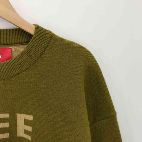 ザラ ZARA テキストジャガードニット メンズ import:M