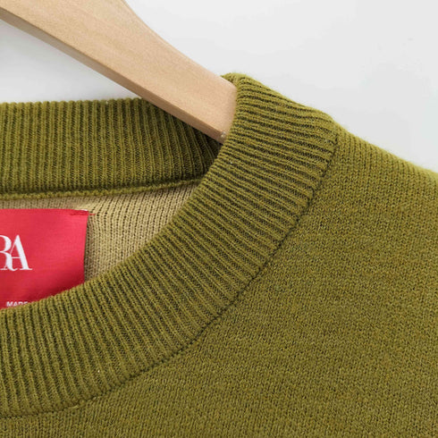 ザラ ZARA テキストジャガードニット メンズ import:M