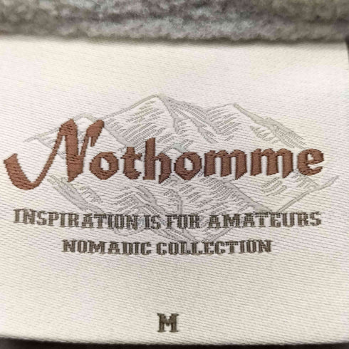 NOTHOMME BLUE ノットオム ライナー付きマウンテンパーカー メンズ import:M