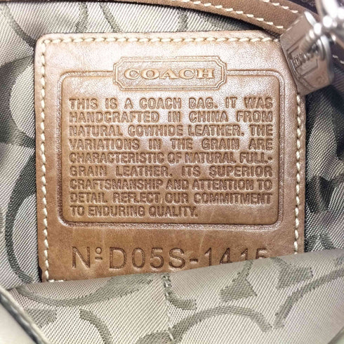 コーチ COACH ソフトレザー ショルダーバッグ レディース