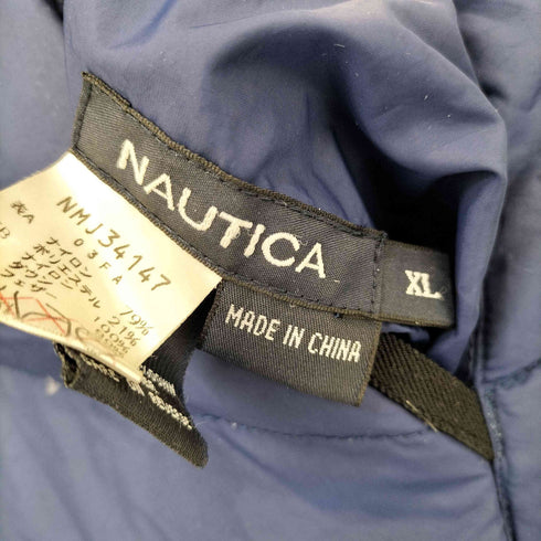 ノーティカ NAUTICA リバーシブル バイカラー ダウンジャケット メンズ import:XL