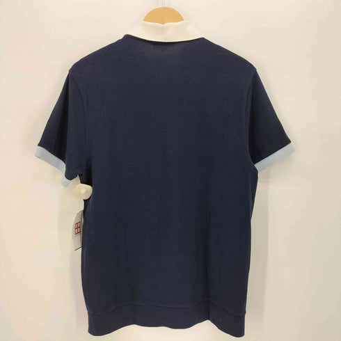 ラコステ LACOSTE バイカラー リブ切替 鹿の子 ポロシャツ メンズ import:M
