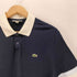 ラコステ LACOSTE バイカラー リブ切替 鹿の子 ポロシャツ メンズ import:M