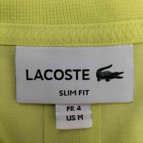 ラコステ LACOSTE Slim Fit Organic Stretch Cotton Piqué Polo Shirt スリムフィット ラコステムーブメントポロシャツ メンズ import:M