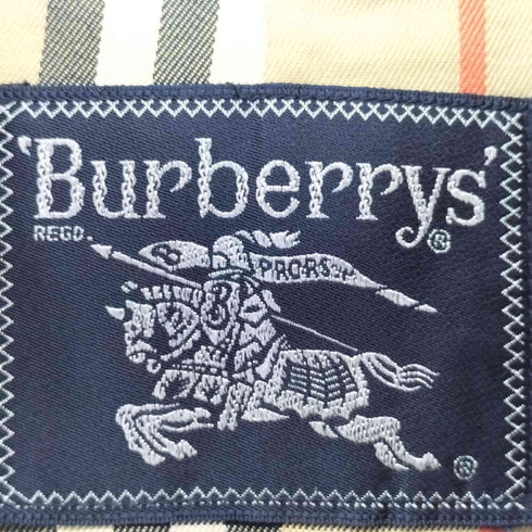 バーバリーズ BURBERRYS 比翼 裏ノバチェック ステンカラーコート メンズ