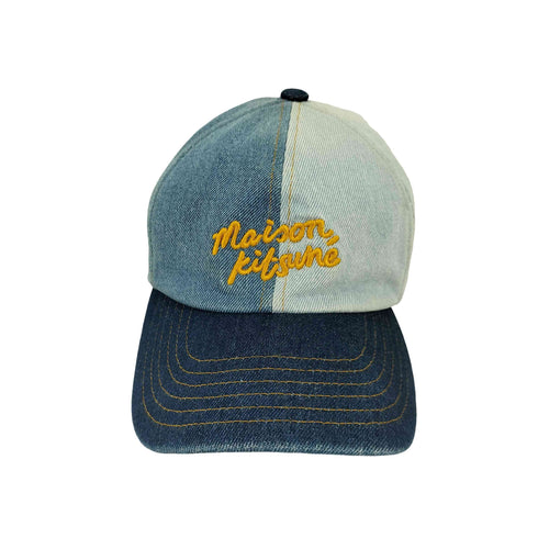 メゾンキツネ MAISON KITSUNE デニム6パネルキャップ レディース