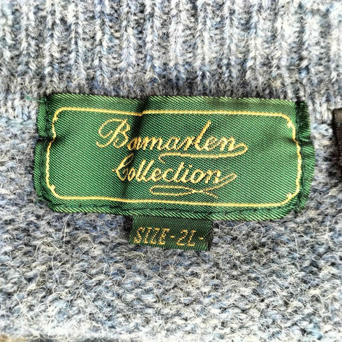 Bonmarlen Collection アーガイル ウールセーター メンズ 2L