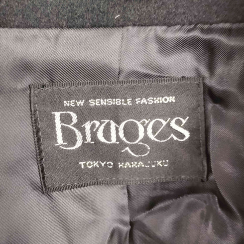 Brages ヨコ糸アンゴラ100 ロングコート レディース JPN:9号