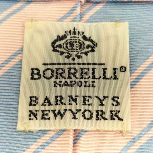 バーニーズニューヨーク BARNEYS NEWYORK イタリア製 ストライプ ネクタイ メンズ