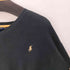 ポロラルフローレン POLO RALPH LAUREN 現行タグ ポニー刺繍 Vネック コットン ニット ブラック メンズ import:M