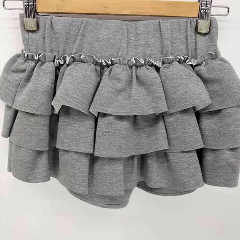 ANDWANG Kirakira frill culotte mini skirt キラキラフリルキュロットミニスカート レディース S