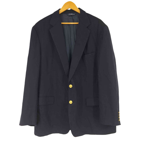ポロバイラルフローレン Polo by RALPH LAUREN 80S 三角タグ USA製 紺ブレ 金ボタン テーラードジャケット メンズ